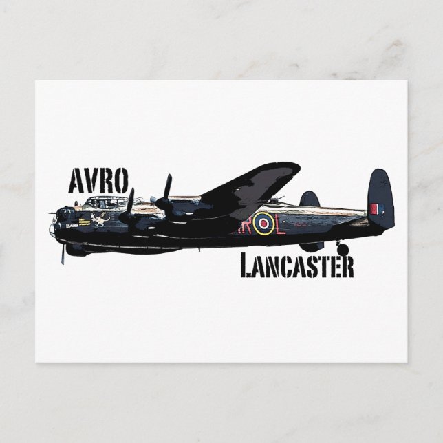 Carte Postale Avro Lancaster (Devant)