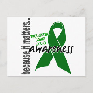 Carte Postale Awareness 1 Traumatic Brain Injury TBI