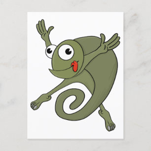 Carte Postale Awesome Chameleon