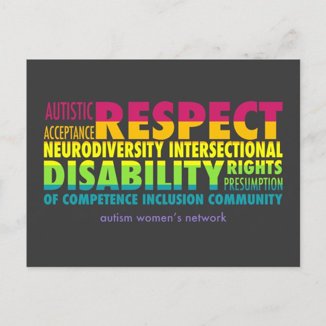 Carte postale AWN Rainbow Pride (Devant)