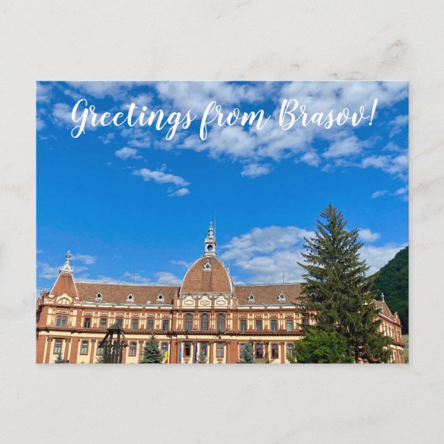 Carte Postale aWorld2Celebrate : Salutations de Brasov ! (Devant)