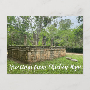 Carte Postale aWorld2Celebrate : Salutations de Chichén Itzá !