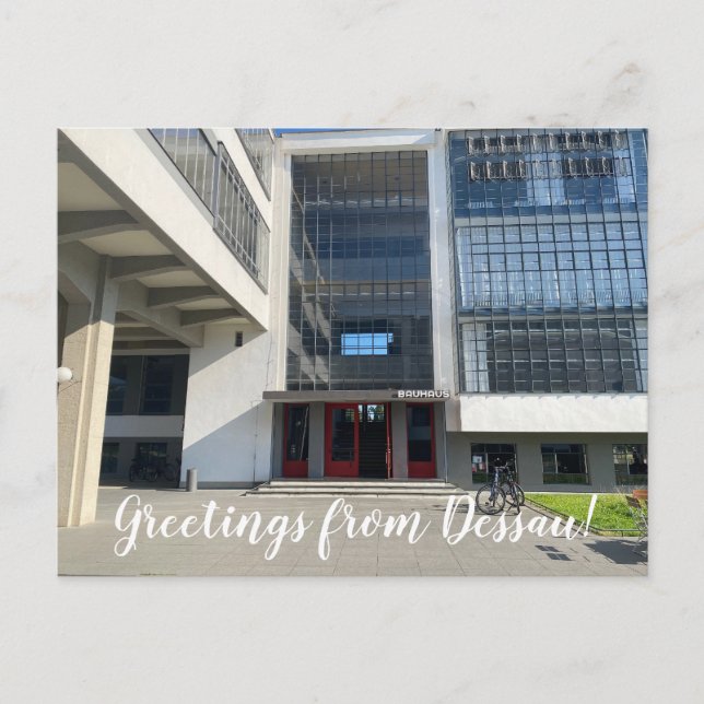 Carte Postale aWorld2Celebrate : Salutations de Dessau ! (Devant)