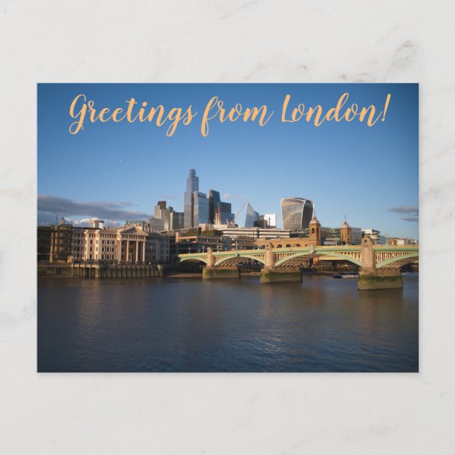 Carte Postale aWorld2Celebrate : Salutations de Londres ! (Devant)