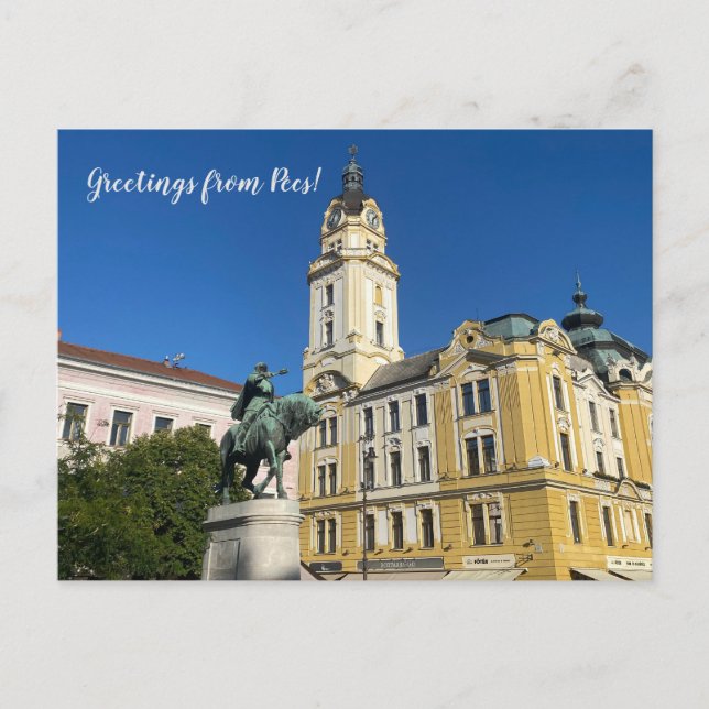 Carte Postale aWorld2Celebrate : Salutations de Pécs ! (Devant)