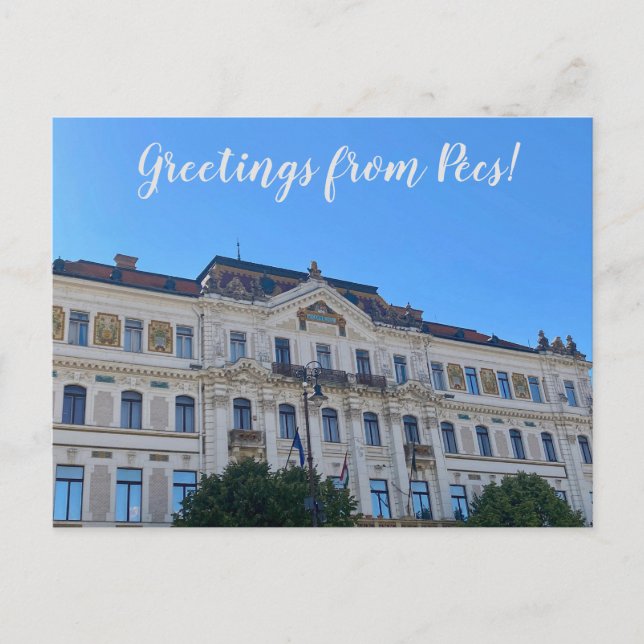 Carte Postale aWorld2Celebrate: Salutations de Pécs ! (Devant)