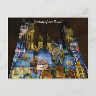 Carte Postale aWorld2Celebrate : Salutations de Rouen!
