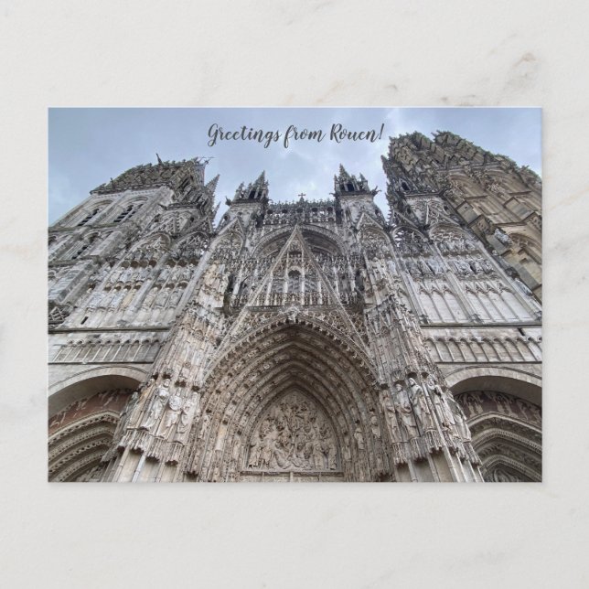 Carte Postale aWorld2Celebrate : Salutations de Rouen! (Devant)