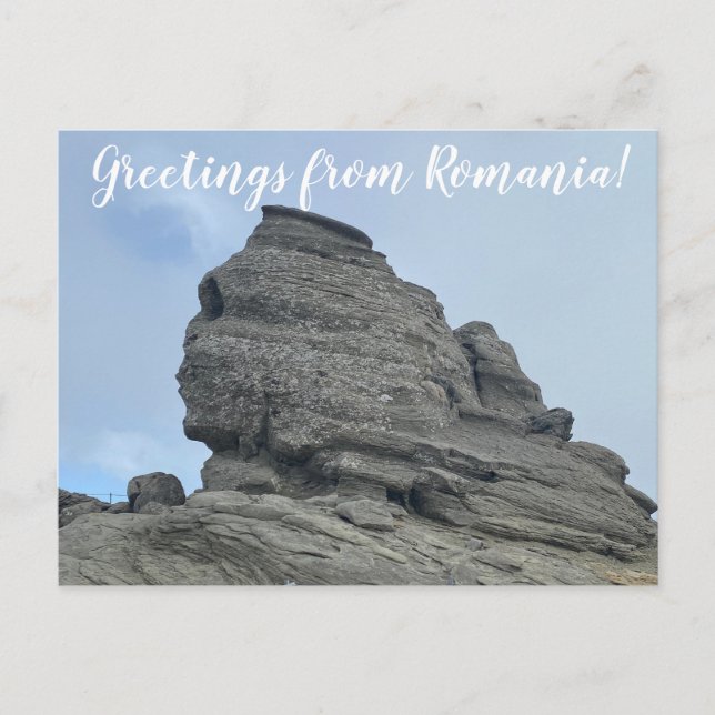 Carte Postale aWorld2Celebrate : Salutations de Roumanie! (Devant)