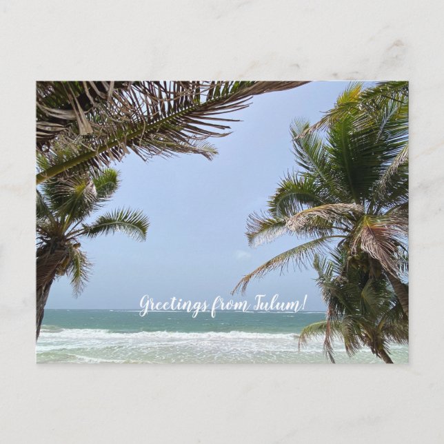 Carte Postale aWorld2Celebrate : Salutations de Tulum! (Devant)