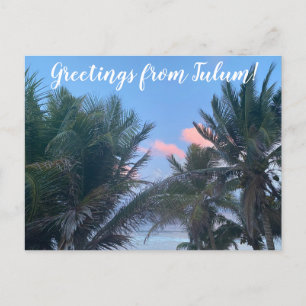 Carte Postale aWorld2Celebrate : Salutations de Tulum!