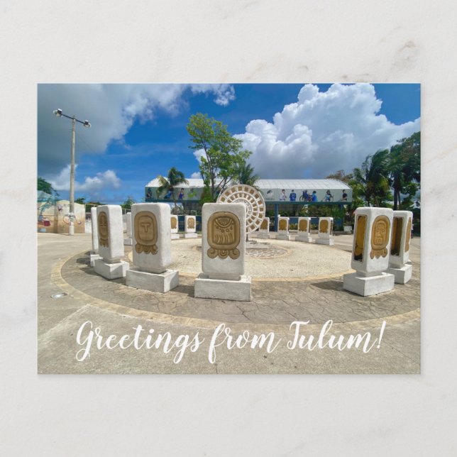 Carte Postale aWorld2Celebrate : Salutations de Tulum! (Devant)