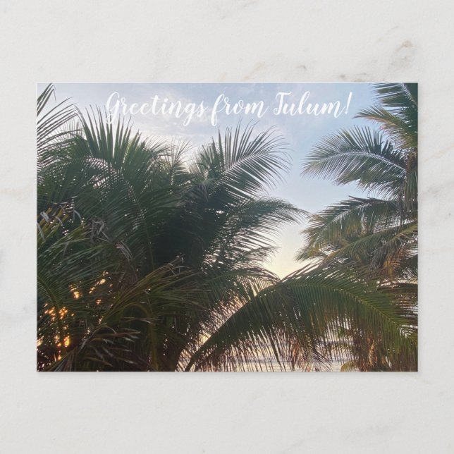Carte Postale aWorld2Celebrate : Salutations de Tulum! (Devant)