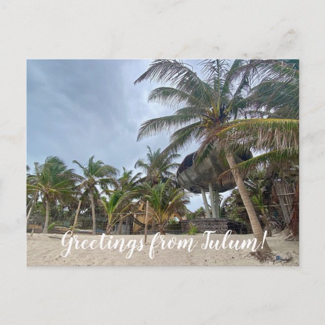 Carte Postale aWorld2Celebrate : Salutations de Tulum! (Devant)