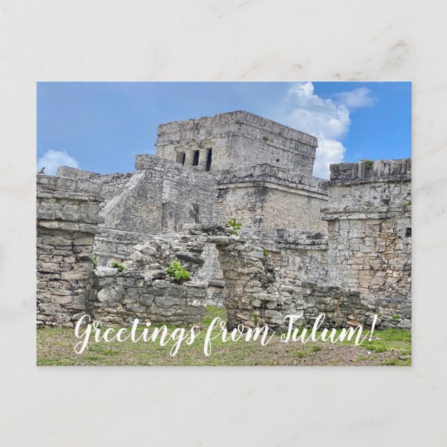Carte Postale aWorld2Celebrate : Salutations de Tulum! (Devant)