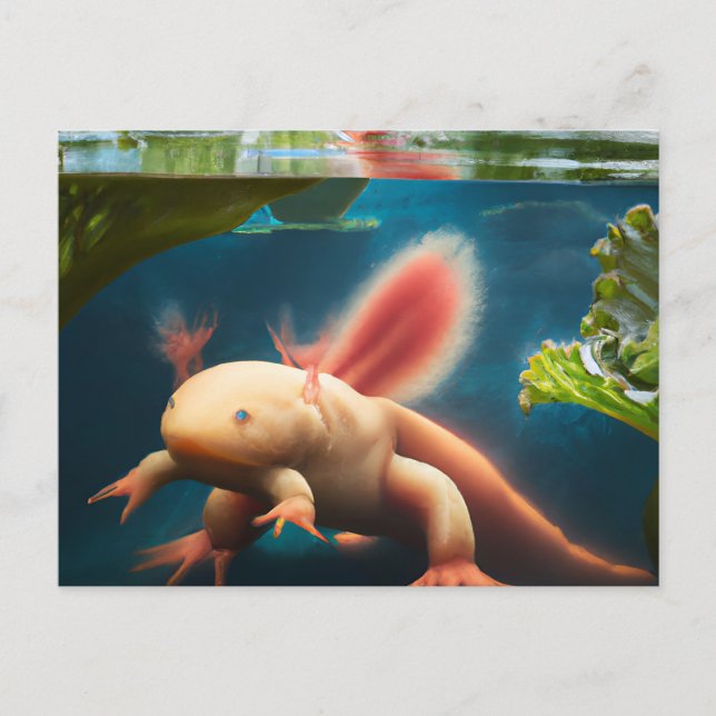 Carte Postale Axolotl (Devant)