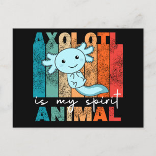 Carte Postale Axolotl Est Mon Esprit Animal - Sweet Axolotl Post