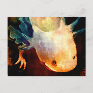 Carte Postale Axolotl Sun