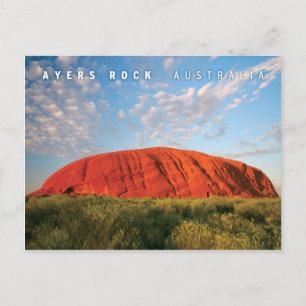 Carte Postale ayers rock en australie