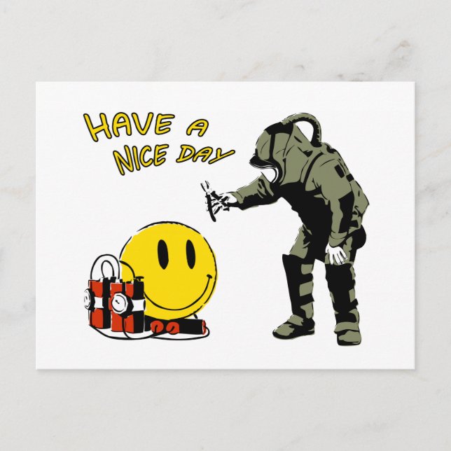 Carte Postale Ayez un beau jour… (Devant)