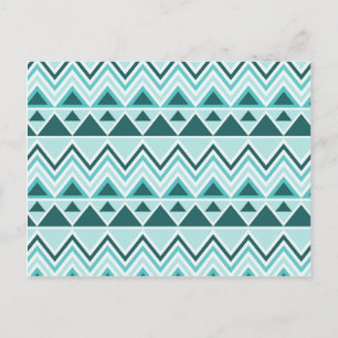 Carte Postale Aztec Andes Triangles Triangles Chevrons