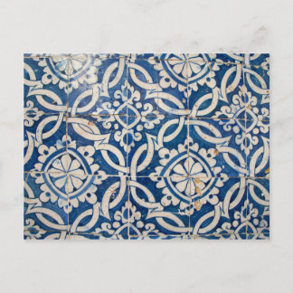 Carte Postale azulejo portugais vintage