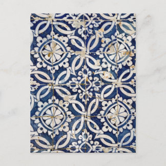 Carte Postale Azulejo, portugais vintage