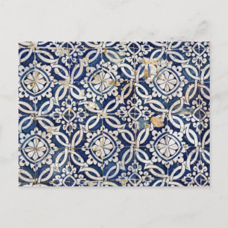 Carte Postale Azulejo, portugais vintage