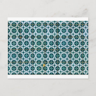 Carte Postale Azulejos, Carreaux portugais