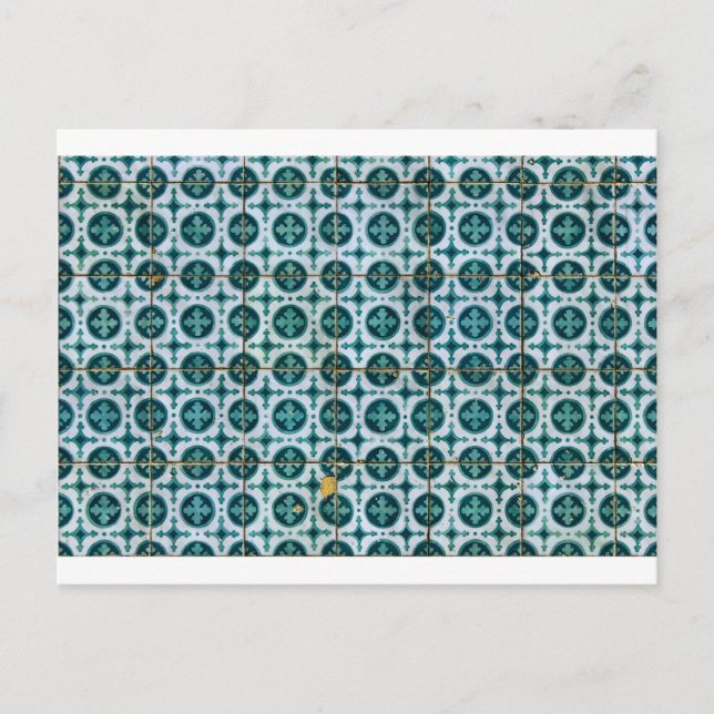 Carte Postale Azulejos, Carreaux portugais (Devant)