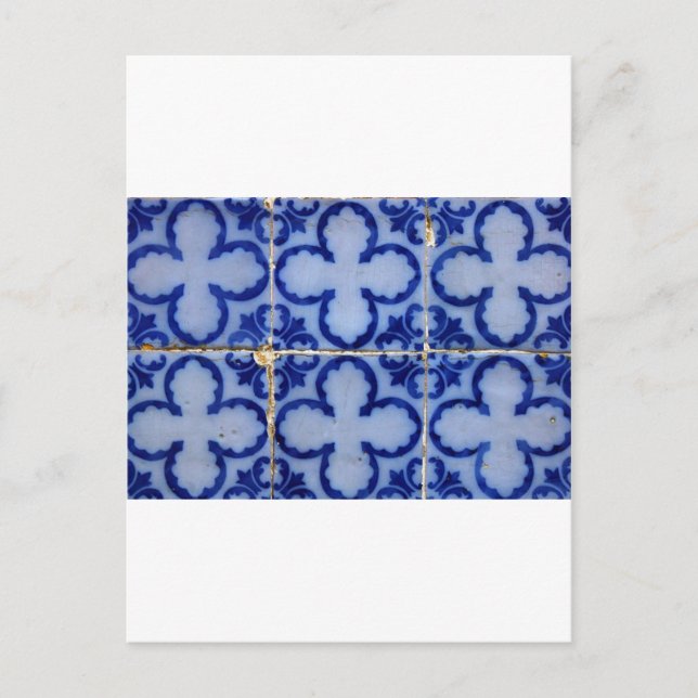 Carte Postale Azulejos, Carreaux portugais (Devant)