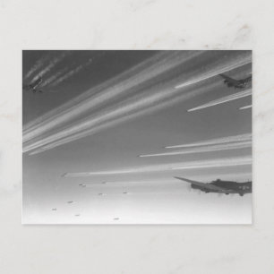 Carte Postale B17 Forteresses Volantes Sur Le Chemin De Cibler