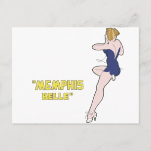 Carte Postale B-17 Forteresse volant Memphis Belle Nez Art