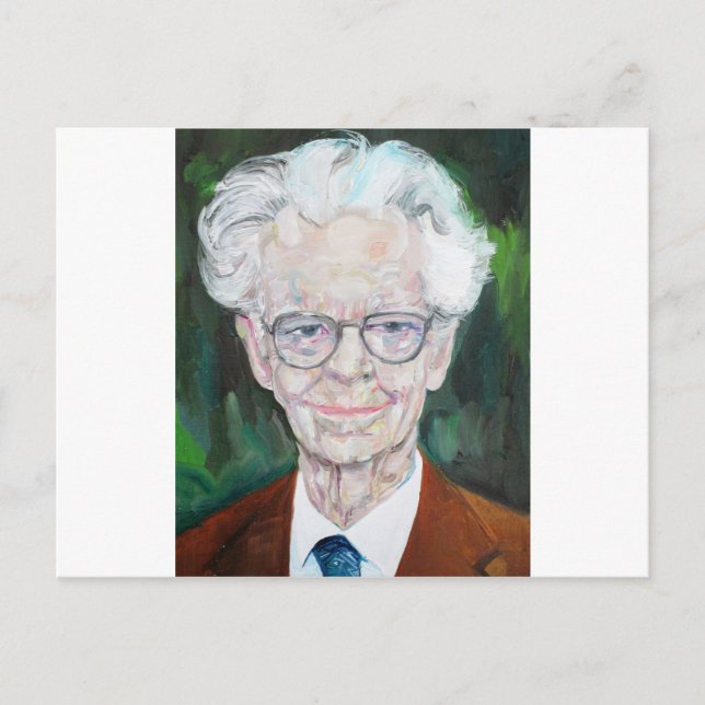 Carte Postale b.f. skinner - portrait à l'huile.2 (Devant)