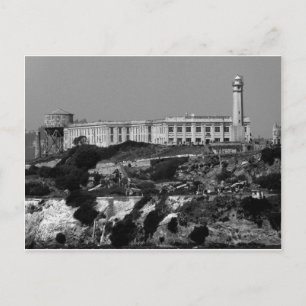 Carte Postale B&W Alcatraz