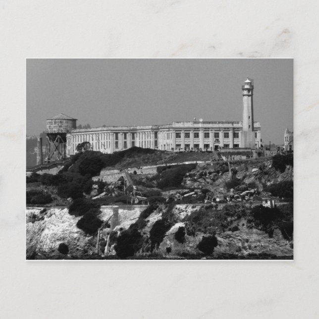 Carte Postale B&W Alcatraz (Devant)