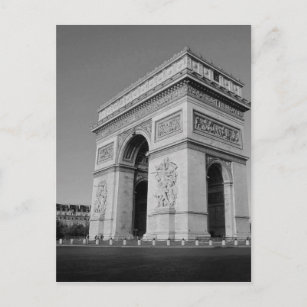 Carte Postale B&W Arc de Triomphe 3