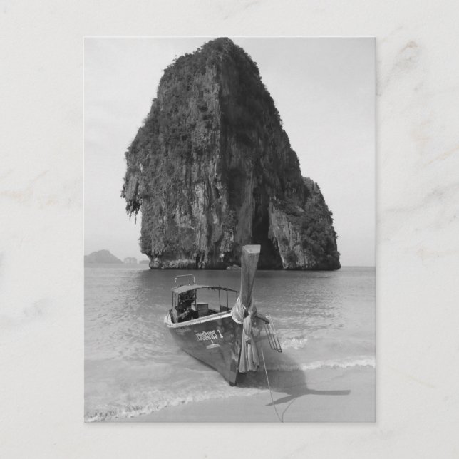 Carte Postale B&W Krabi beach 3 (Devant)