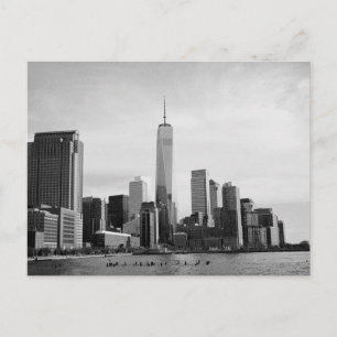 Carte Postale B&W Manhattan