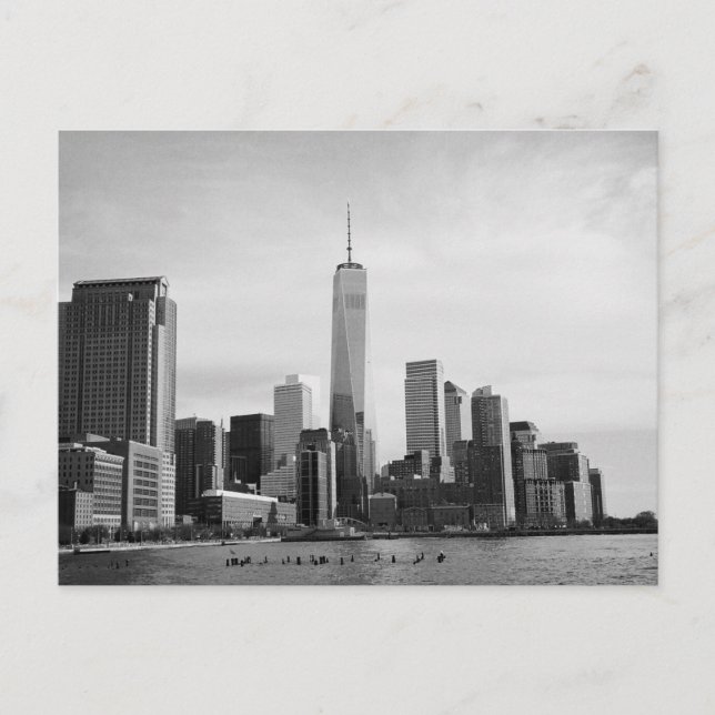 Carte Postale B&W Manhattan (Devant)