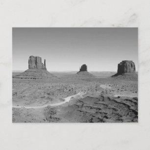 Carte Postale B&W Monument Valley 3