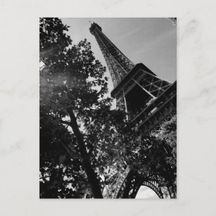 Carte Postale B&W Tour Eiffel 2