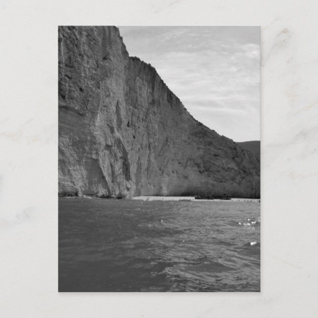 Carte Postale B&W Zakynthos Island 4 (Devant)