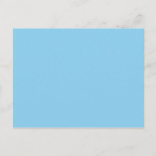 Carte Postale Baby Blue Solid Color Marine