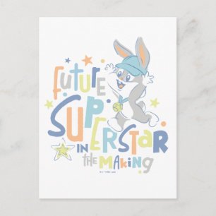 Carte Postale Baby BUGS BUNNY™ Future Superstar En formation