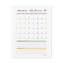 Baby First 100 foods - Baby Food Log par Margo