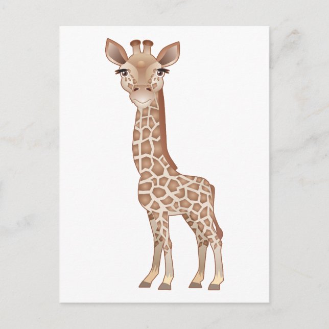 Carte Postale Baby Giraffe (Devant)