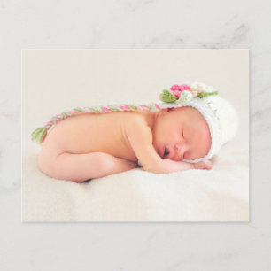 Carte Postale Baby Girl Sleeping