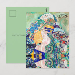 Carte Postale Baby Gustav Klimt Art Vintage