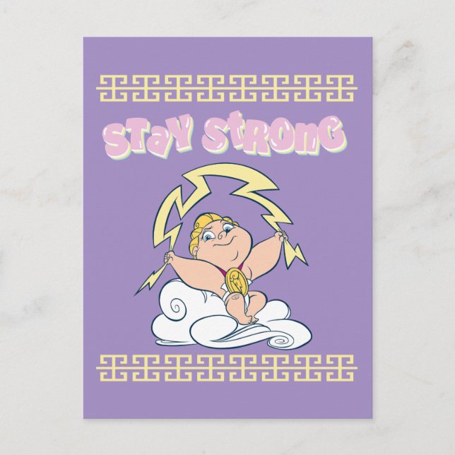 Carte Postale Baby Hercules - Stay Strong Postcard (Devant)